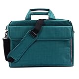 HDE 13 to 15.6 Inch Laptop Messenger Bag with Luggage Belt and Shoulder Strap ? Multi-functional Pad