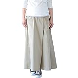 Pearls コットンチノ マタニティ ラップ ワイドパンツ 妊娠初期～臨月～産後もはける