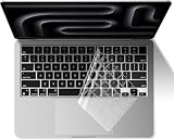 2026キーボードカバー用Macbook Pro 14/16インチ Air 13/15インチ (2021-2025) M5 M4 M3 M2 0.12MM極薄 透明防塵防水プレミアムプロテクター A3434 A3240 A3113 A3114 A2681 A3241 A3112 A3401 (US EN配列 M5 M4 M3 M2 Air 13.6" 15" / Pro 14" 16")