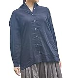 [飛馬日本] ブラウス ゆったりシャツ レディス LUM42619 (ブラック, M) レディース BK M
