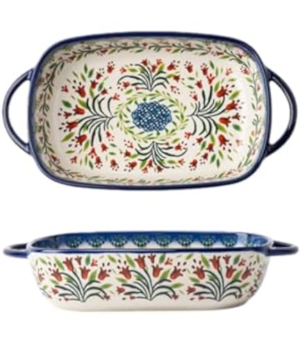 花楕円形ボウル オーバル　パンジー　ツェラミカアルティスティチナ　ポーランド食器 Amazon | ツェラミカ アルティスティチナ No.377Y オーブンディッシュ