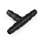 ミストノズルパイプシステム部品　ドリップ灌漑システム散水用具　内径4mm/外径7mmホース用 3方向 分岐コネクター　 ミスト散水ホースにつなぐだけで簡単　100個セット（HF-04）