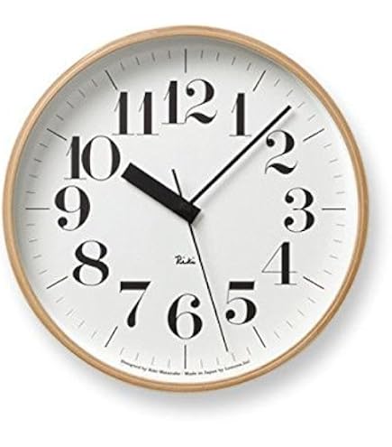 Amazon.co.jp: 掛け時計 電波時計 RIKI CLOCK リキクロック RC L 0827