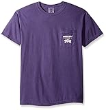 NCAA TCU Horned Frogs野球フレーム半袖ポケットTシャツ、ミディアム、グレープ