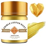 食品着色料光沢粉末 15g 金粉 食用ダストパウダー 無香料 着色料 食品着色料 食用色素 食用ダストパウダー 料理 DIY 子供食べ物 ケーキ用 マシュマロ (金粉)