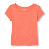 THE CHILDREN'S PLACE(ザ・チルドレンズプレイス) マッチエーブルズショートスリーブネオンティ コーラルロケット トップス半袖Tシャツ 4歳【並行輸入】