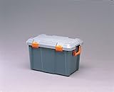 車 収納ボックス 高さのある物も入る 大型 HDBOX グレー／モスグリーン 6点セット