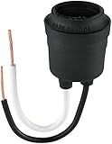 Eaton 145 Rubber Pigtail Lamp Holder with Box, Medium Base [並行輸入品]