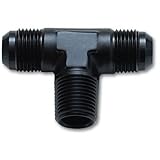 Vibrant Performance 10466 Flare to Pipe Tee Adapter Fitting (Size: -16 AN x 1 NPT) [並行輸入品]