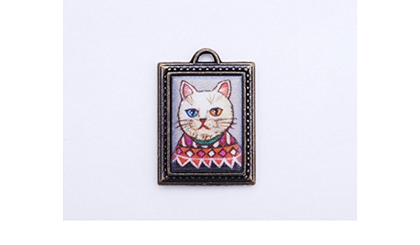 Amazon 紗や工房 オッドアイの白猫チャーム 長方形 約25x18mm 1個 金古美 アクセサリーパーツ ハンドメイド チャーム アクセサリートップ 通販 Amazon 紗や工房 オッドアイの白猫チャーム 長方形 約25x18mm 1個 金古美 アクセサリーパーツ ハンドメイド チャーム アクセサリートップ 通販