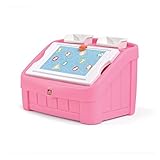 ステップ2 トイボックス＆アート ピンク 収納ボックス お片付けラック 収納 おもちゃ収納 家具 棚 Step2 Lift&Hide Bookcase Storage Chest Pink 84880