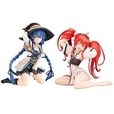 ロキシー・ミグルディアのフィギュア、エリス・グレイラットフィギュア、ミニアニメ、失業中のルックアップフィギュア、ハンドメイドコレクションギフト2個。
