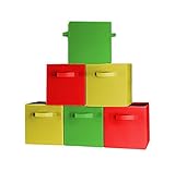 ストレージビン、コンテナ、ボックス、トート、baskets| Collapsible Storage Cubes for Household組織|折りたたみ式ジャンボファブリック& cardboard