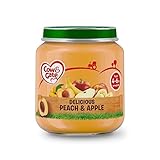 ステージ1瓶おいしいピーチ＆アップル125グラム (Cow & Gate) (x 6) - Cow & Gate Stage 1 Jar Delicious Peach & Apple 125g (P