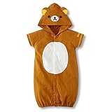 Rilakkuma リラックマ ベビー服 着ぐるみ2way(ツーウェイ)ドレス 27、チャ[リラックマ] 50-70cm 新生児 キグルミ