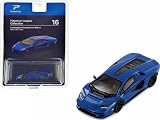 ポスターカーズ 1/64 ランボルギーニ カウンタック LPI800-4 ブルー PosterCars Lamborghini Countach Hypercar League Collection ミニカー [並行輸入品]