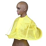 子Haircut Catcherエプロンケープドレッサーバーバー散髪Umbrella for Kids カラー: イエロー