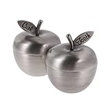 【ノーブランド品】 2個　果物の形　歯　カール　産毛　宝石箱　セット　少年　少女　ベビーシャワー　ギフト