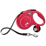 フレキシ (flexi) ニュークラシック テープ S(15kg未満) 5m レッド [犬用リード]