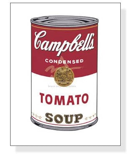 Amazon.co.jp: ポスター アンディ ウォーホル キャンベルスープ缶