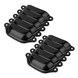 MagiDealアンティーク食器棚キャビネット引き出し家具Cupシェルプルハンドルブラック10個パック