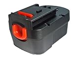 【 Black&Decker ブラックアンドデッカー 】 電動 工具用 ニカド 互換バッテリー A144 対応 14.4V 1.3Ah