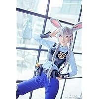 ズートピア　ジュディ　コスプレ　ウィッグ付き ズートピア コスプレ ジュディ・ホップス ウィッグ コスプレ衣装