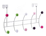 RuiLing 2パックをドアのフック、10ハンガーカラーボールラックオーガナイザー – For厚さ1 " – 3 / 4 "シリーズホームオフィスドア、吊り下げコート、帽子、タオル、複数使用