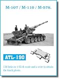 フリウルモデル 1/35 金属製可動履帯シリーズ 現用 アメリカ M107 175mm自走カノン砲/M110 203mm自走榴弾砲/M578装甲回収車用 履帯 プラモデル用パーツ ATL-190