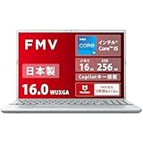 FMV ノートパソコン 日本製 3年保証 Note A WA3-K3 (Copilotキー搭載/Win 11/16.0型/Core i5/16GB/SSD 256GB/スーパーマルチドライブ/Officeなし) AZ_WA3K3_Z923 K1TD0008JP