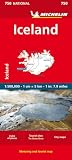 Michelin Iceland Map 750 (Michelin Map)