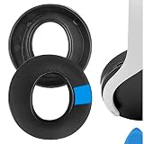 Geekria イヤーパッド Sport 互換性 パッド ソニー Sony PlayStations 5 PULSE 3D PS 5 Wireless ヘッドホンに対応 パッド イヤー/イヤーカップ 冷却ジェル (ブラック)