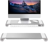 モニター台 卓上 充電 机上台 パソコン台 USBポート付き モニタースタンド iMac ディスプレイ台 PC台 姿勢改善 キーボード収納 デスク 卓上収納 耐荷重25kg 滑り止め付き シンプルなデザイン