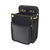 WorkMaster(ワークマスター) BlackLeather(ブラックレザー) 小型2段電工袋 WM-BL100