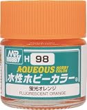GSI クレオス(GSI Creos) 新水性ホビーカラー 蛍光オレンジ 10ml ホビー用塗料 H98