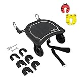 Red Kite Junior Rider Kids Adjustable Buggy Board - Black - Suitable From 15 Months by Red Kite