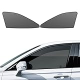 BLUESEATEC トヨタ クラウン 220系 遮光 メッシュカーテン マグネット式 サンシェード H30.6-R4.7 サイド用 運転席 助手席 日除け 2枚