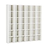 arne 本棚 日本製 完成品 6列 6段 幅145cm 高さ145cm 可動棚 シェルフ コミック収納 ラック H-001 6×6 ホワイトウッド