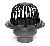 Oatey 78023 PVC Roof Drain with Cast Iron Dome, 3-Inch by Oatey