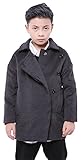 (コ-ランド) Co-land 秋冬物 子供服 アウター キッズコート トレンチコート ジャケット 男の子上着 ボーイズ かっこいい ジュニア 防寒 フォーマル グレー 130