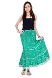 Cotton Designer lace work Long Skirt