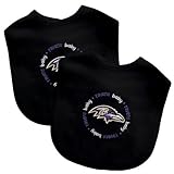 Baby Fanatic Team Color Bibs, Baltimore Ravens, 2-Count by Baby Fanatic