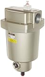 SMC AFF11C-N06D-T Compressed Mainline Air Filter, Removes Oil, Water, Particles, Float Auto Drain (N