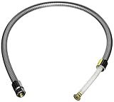 T&S Brass B-0044-H2A Flexible Hose, 44-Inch, Stainless Steel [並行輸入品]