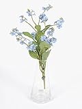 2つのBunches人工ブルーForget Me Not Wild Flowers Tied Bunchバンドルあたり50ヘッド花束Bunch by MaxJam