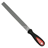 SK11 鉄工ヤスリSG 柄付 中目 平 200mm