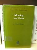 Meaning and Form (English Language Series) Meaning and Form (English Language Series)