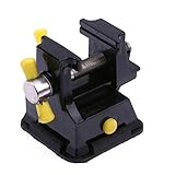 Demiawaking 卓上バイス 小型 万力 穴開け加工 コンパクトバイス　工具 固定 材料 木材 金属