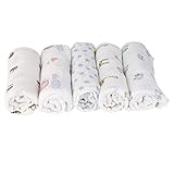 GRALARA ベビー毛布　ベビー　毛布　バスタオル　ベビーカー　快適　コットン　6種類選べ - 星