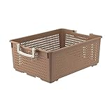 収納 フリーバスケット LL ２個組 I-287-2 積み重ねOK クローゼット キッチン 押入れ おもちゃ箱 整理整頓 イセトー ISETO 伊勢藤